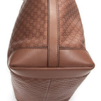 Gucci Craft Tote Light Brown Micro Guccissima Leather — view 7