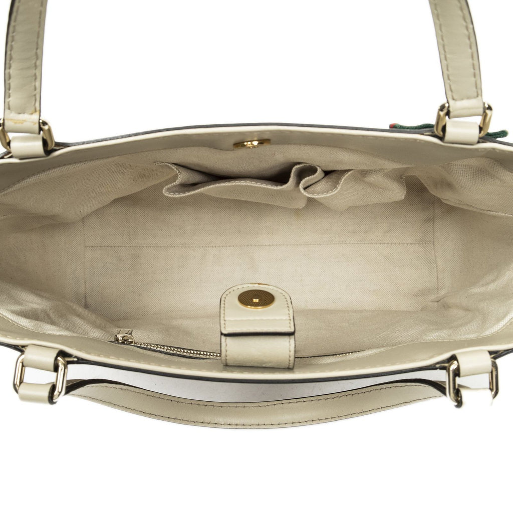 Gucci Mayfair Tote Beige GG Canvas — view 9