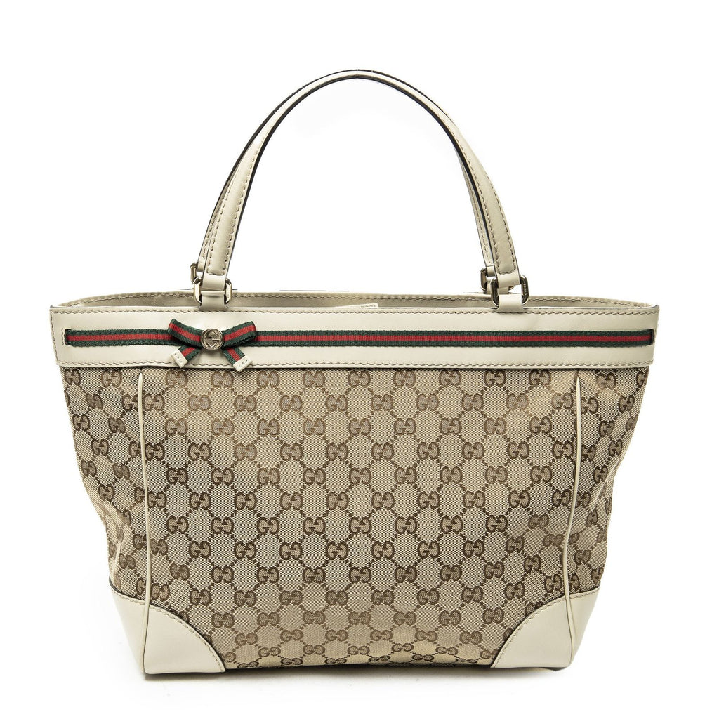 Gucci Mayfair Tote Beige GG Canvas