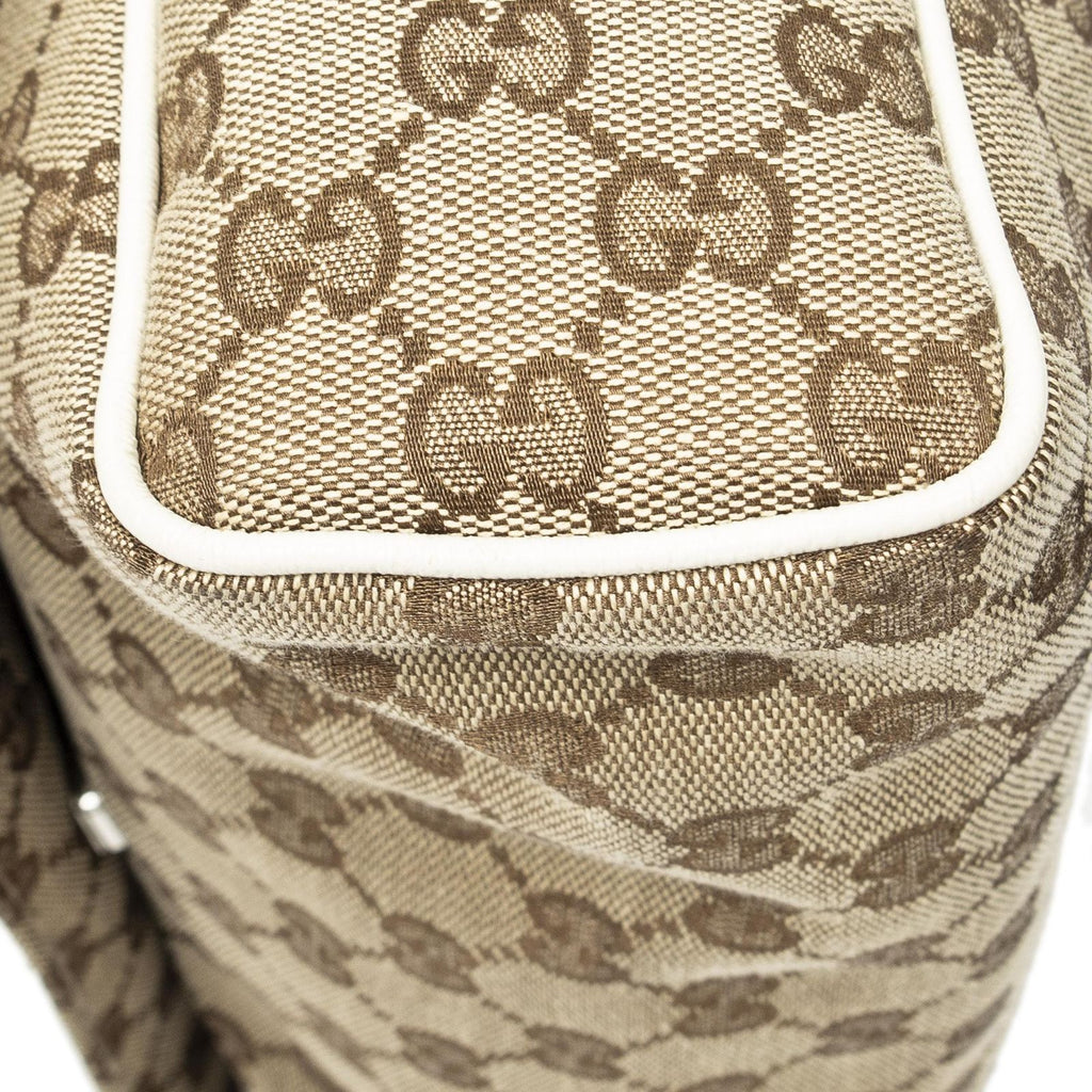 Gucci Flap Messenger Beige Ivory GG Canvas — view 8