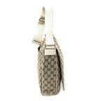 Gucci Flap Messenger Beige Ivory GG Canvas — view 4
