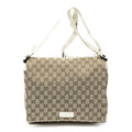 Gucci Flap Messenger Beige Ivory GG Canvas
