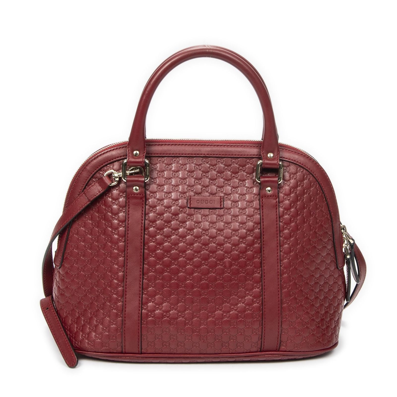 Gucci Joy Tote Red Micro Guccissima Leather