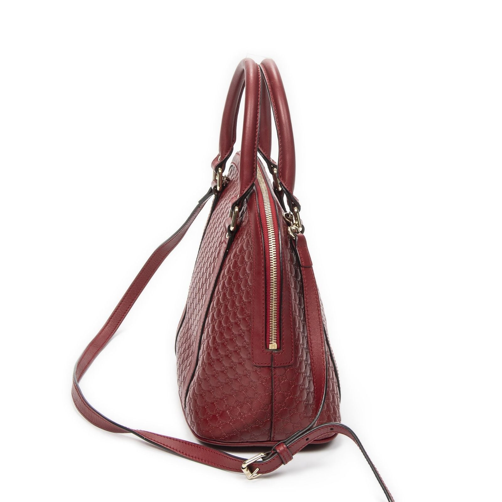 Gucci Joy Tote Red Micro Guccissima Leather — view 4