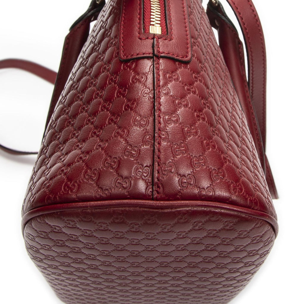 Gucci Joy Tote Red Micro Guccissima Leather — view 8