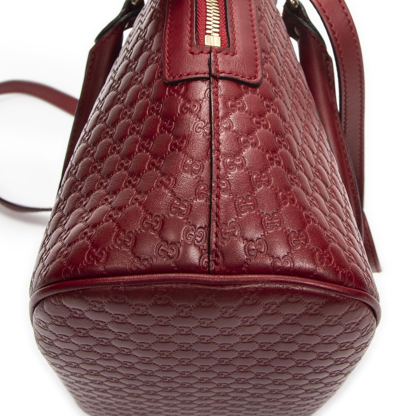 Gucci Joy Tote Red Micro Guccissima Leather — view 8