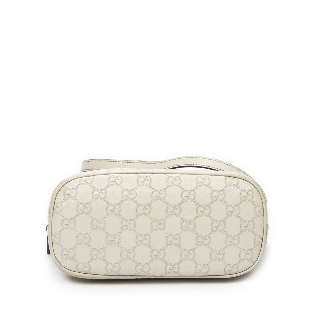 Gucci Mini Marcie Crossbody Ivory Guccissima — view 6