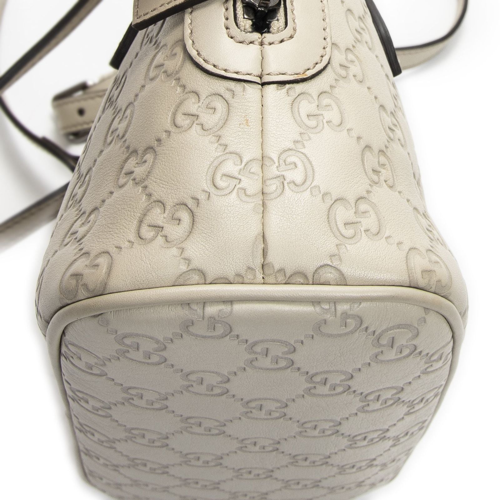 Gucci Mini Marcie Crossbody Ivory Guccissima — view 7