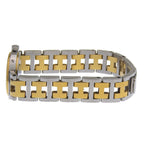 Hermes Clipper Stainless Steel Gold Plated Quartz Analog Display White Dial — view 4