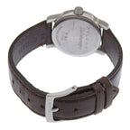 Bvlgari Solo Tempo Stainless Steel Leather Quartz Analog Display Blanc Dial — view 4