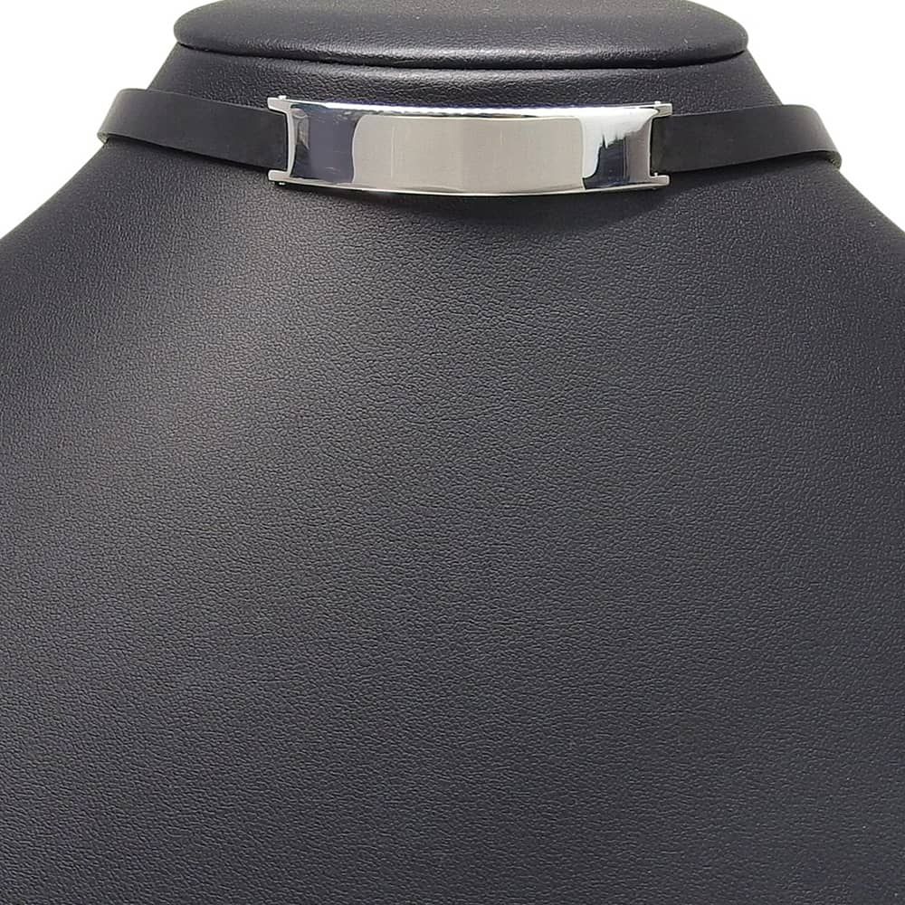 Gucci Bracelet 925 Sterling Silver Rubber Choker — view 2