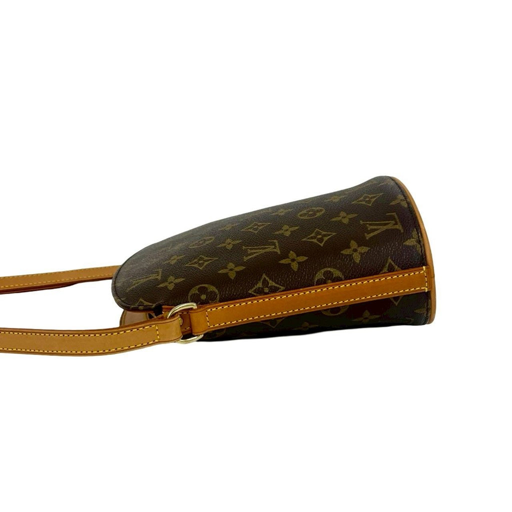 Louis Vuitton Box Drew Monogram Leather Mini Shoulder Bag Crossbody Brown — view 5