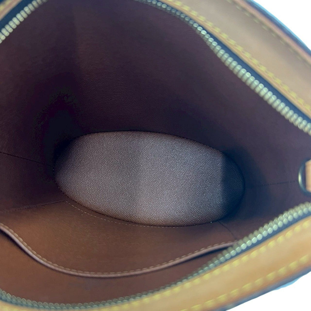 Louis Vuitton Box Drew Monogram Leather Mini Shoulder Bag Crossbody Brown — view 9
