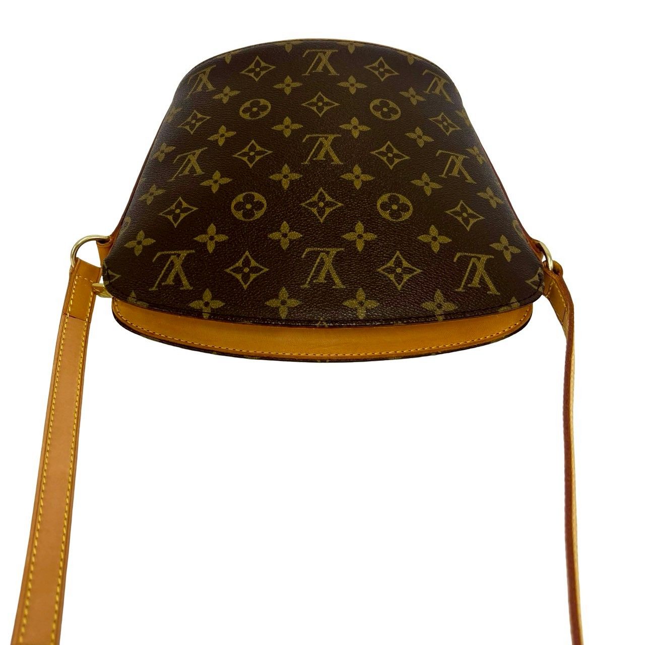 Louis Vuitton Box Drew Monogram Leather Mini Shoulder Bag Crossbody Brown — view 4