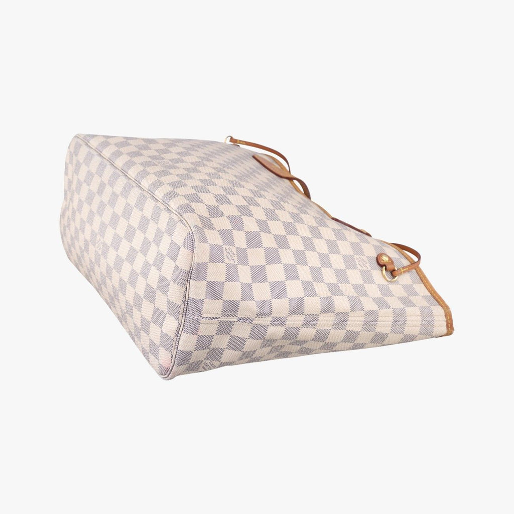 Louis Vuitton Neverfull MM Azur Damier Canvas — view 4