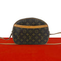 Louis Vuitton Vintage Blois Monogram Leather Mini Shoulder Bag Crossbody Brown