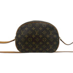 Louis Vuitton Vintage Blois Monogram Leather Mini Shoulder Bag Crossbody Brown — view 3