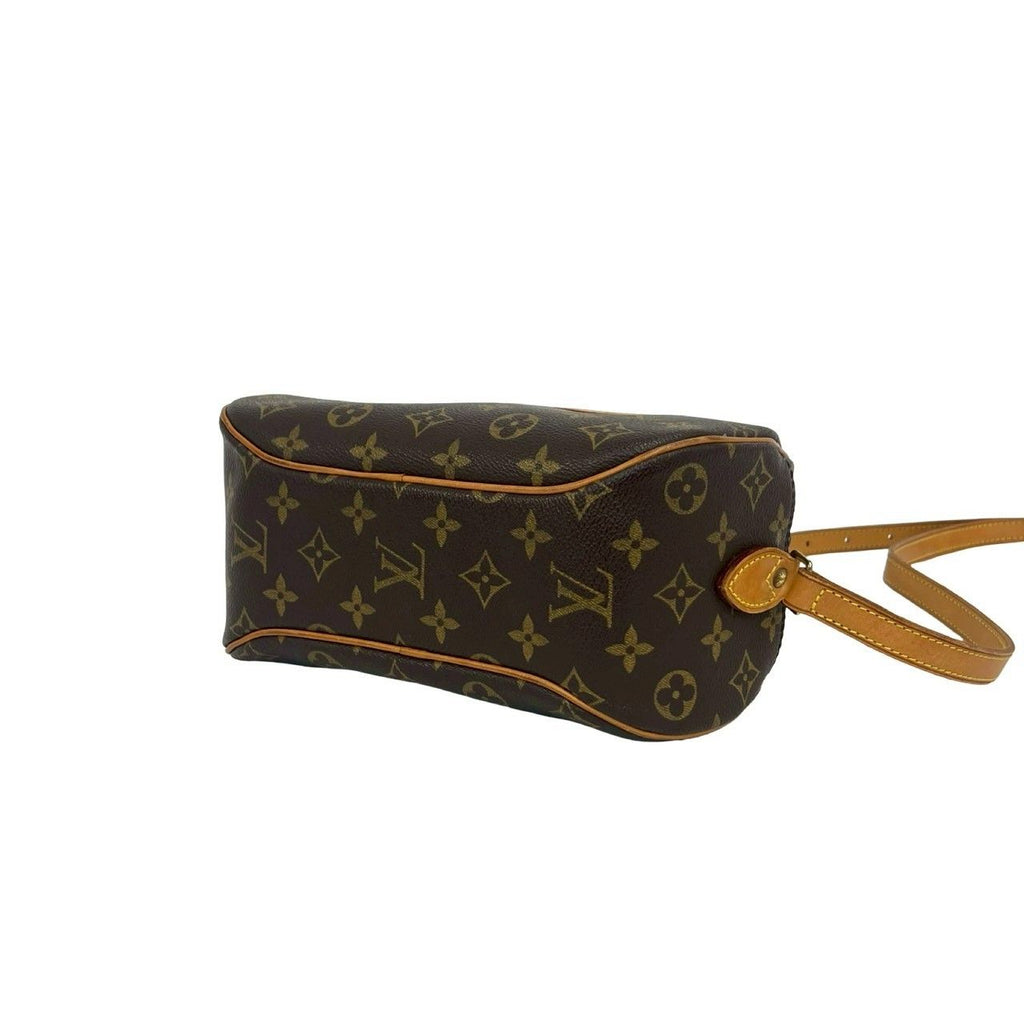 Louis Vuitton Vintage Blois Monogram Leather Mini Shoulder Bag Crossbody Brown — view 8