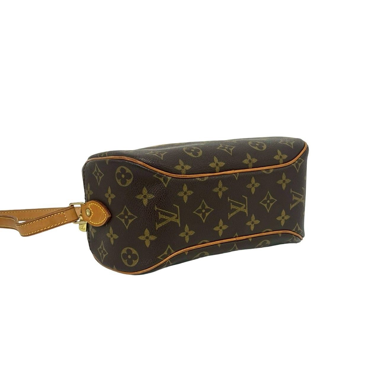 Louis Vuitton Vintage Blois Monogram Leather Mini Shoulder Bag Crossbody Brown — view 7