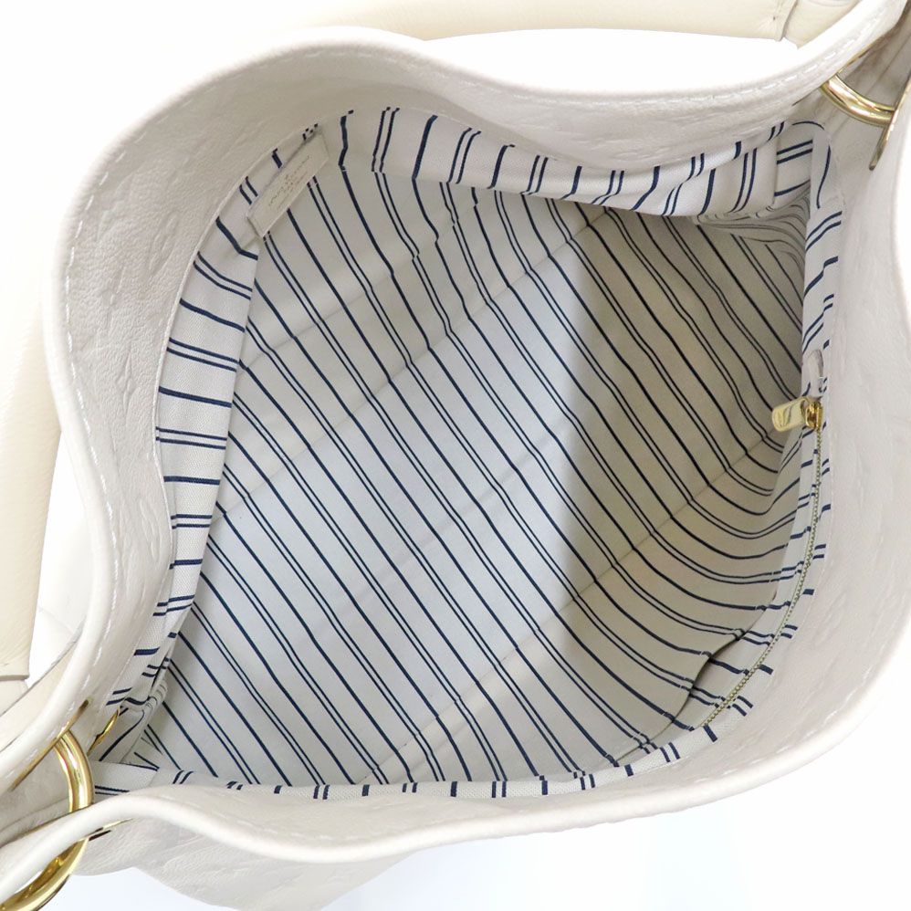 Louis Vuitton Artsy MM Monogram Empreinte Ivory Shoulder — view 5