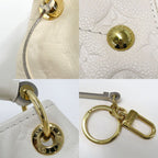 Louis Vuitton Artsy MM Monogram Empreinte Ivory Shoulder — view 8
