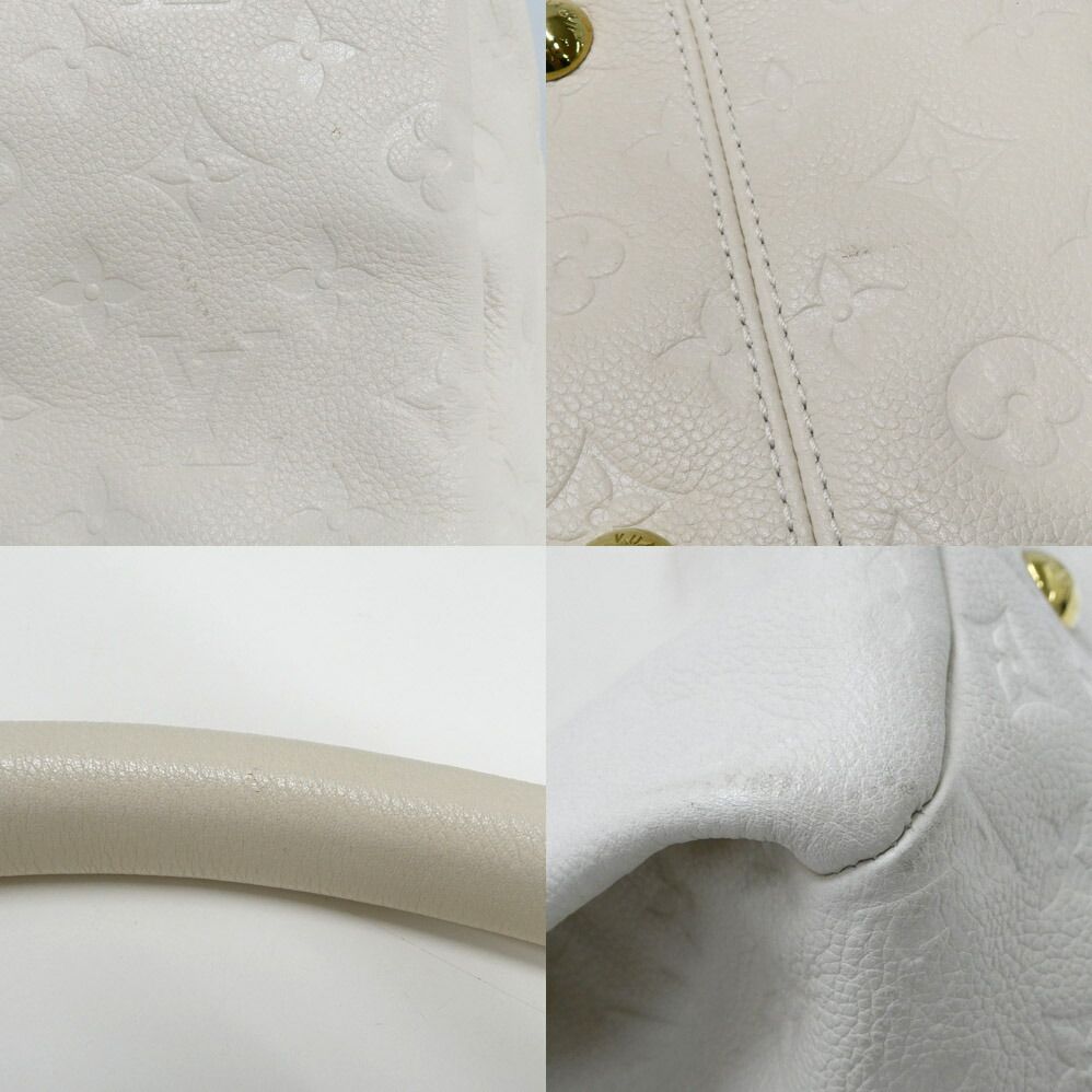 Louis Vuitton Artsy MM Monogram Empreinte Ivory Shoulder — view 7