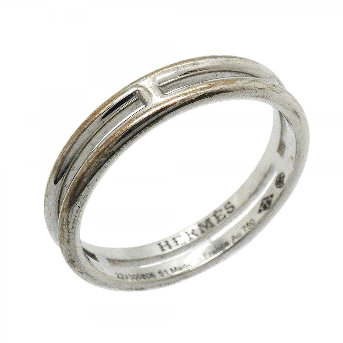 Hermes Ring Arianne 18k White Gold