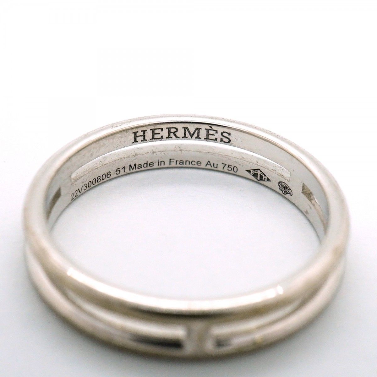 Hermes Ring Arianne 18k White Gold — view 4