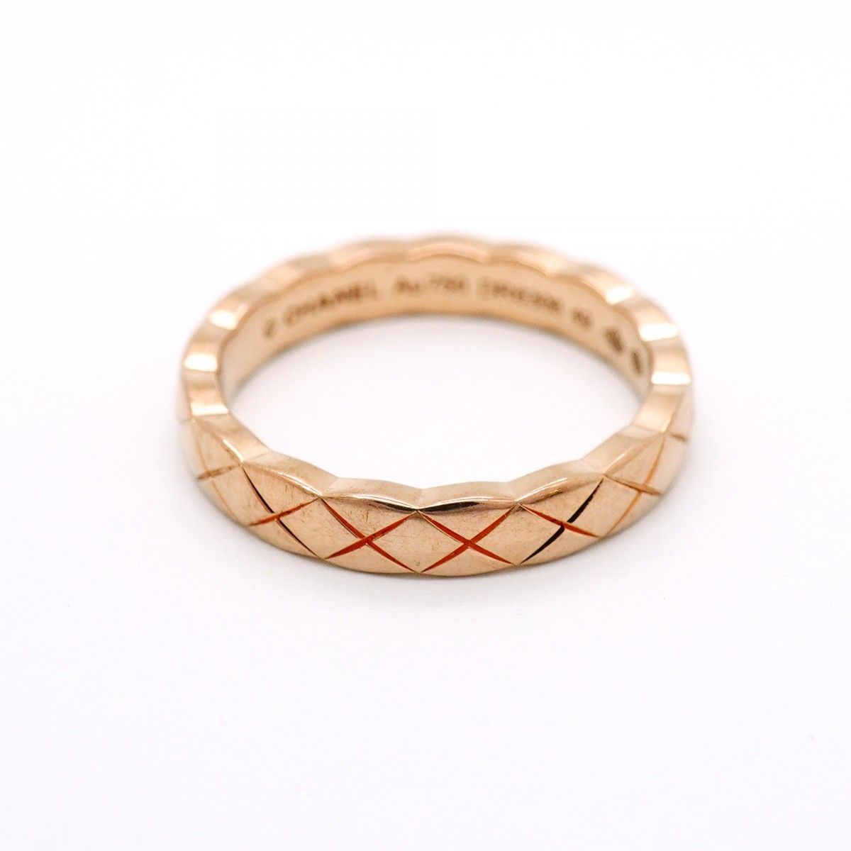Chanel Ring Coco Crush Beige Gold 18k Pink — view 3