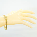 Dior Bracelet CD Logo Gold Plated Rhinestone — view 8