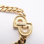 Dior Bracelet CD Logo Gold Plated Rhinestone — view 7