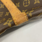 Louis Vuitton Boston Bag Monogram Keepall Bandouliere 55 Brown — view 6