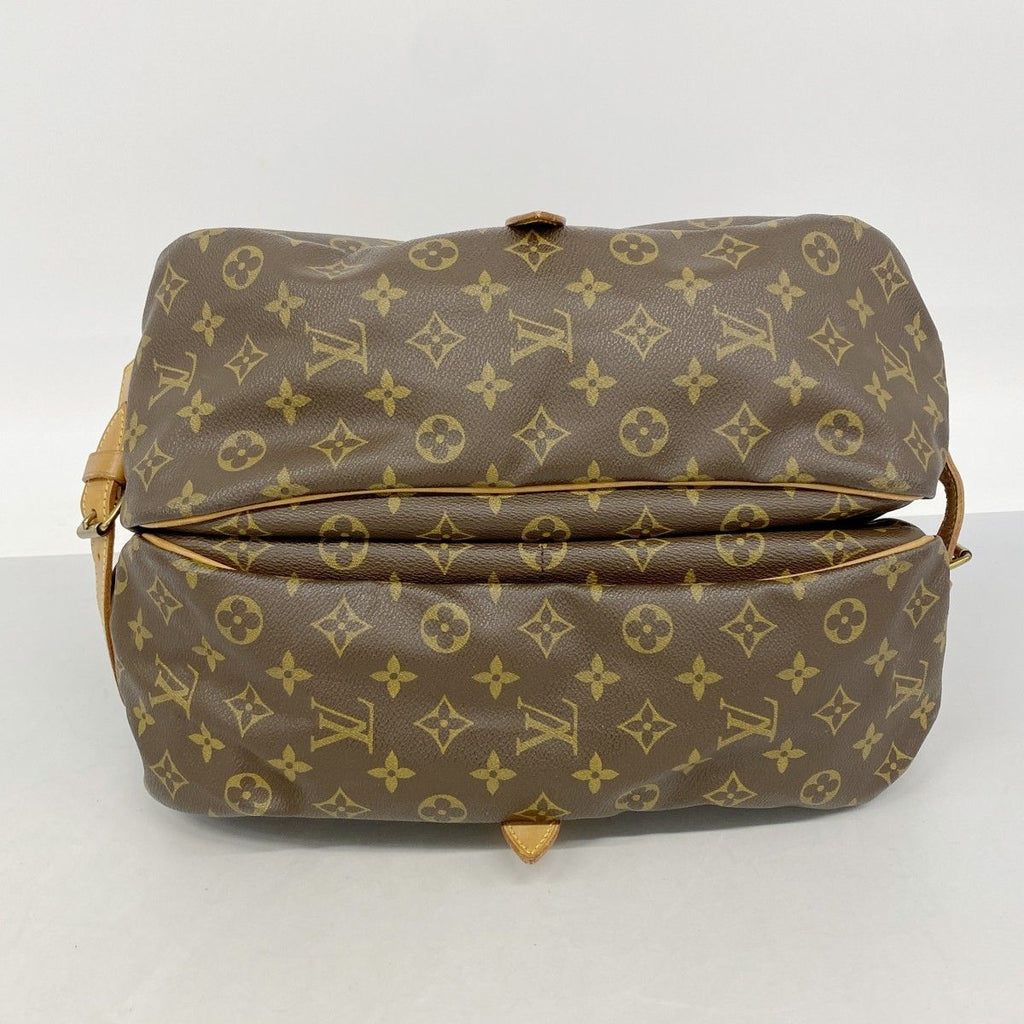 Louis Vuitton Shoulder Bag Monogram Saumur 35 Brown — view 3