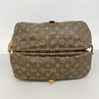 Louis Vuitton Shoulder Bag Monogram Saumur 35 Brown — view 3