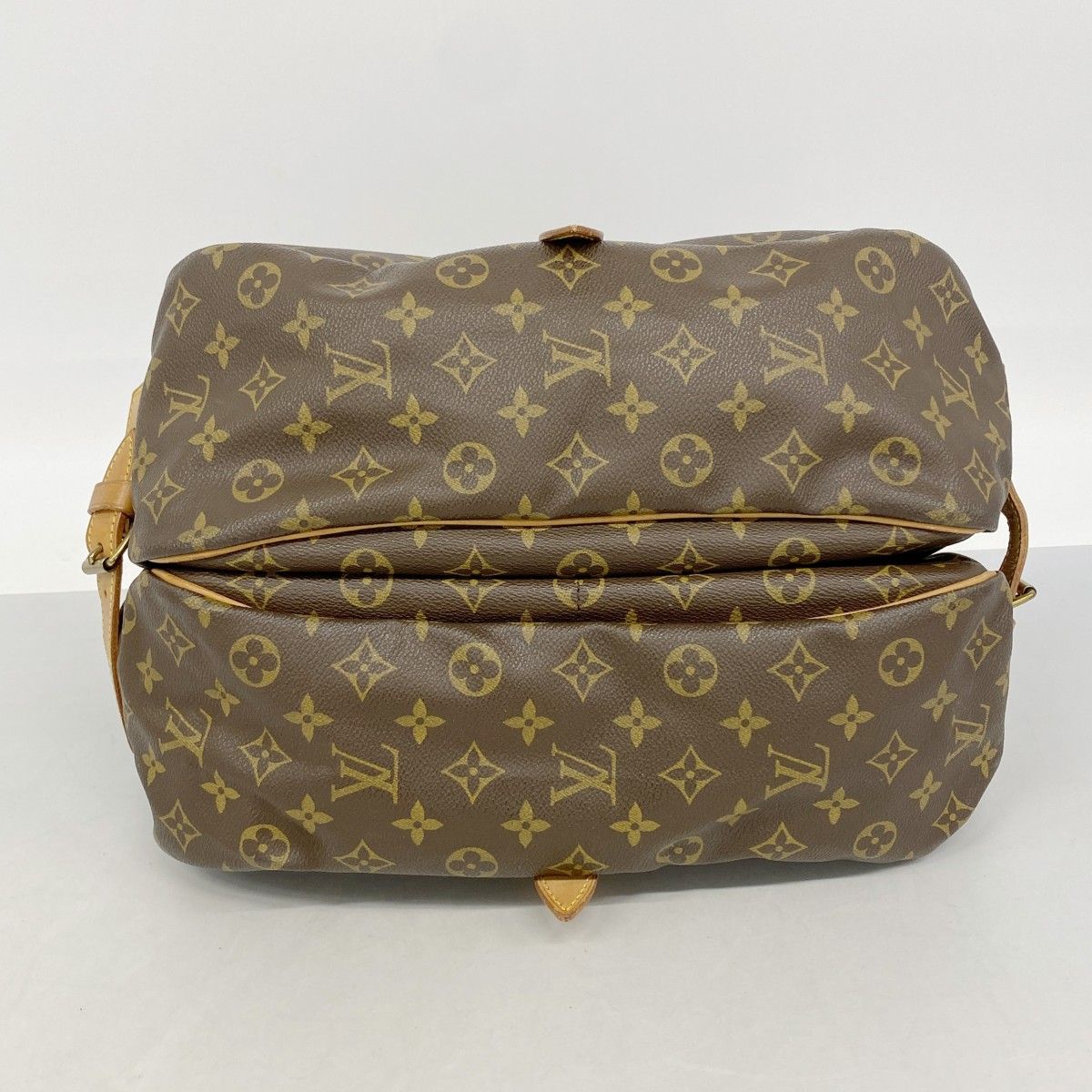 Louis Vuitton Shoulder Bag Monogram Saumur 35 Brown — view 3