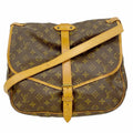 Louis Vuitton Shoulder Bag Monogram Saumur 35 Brown
