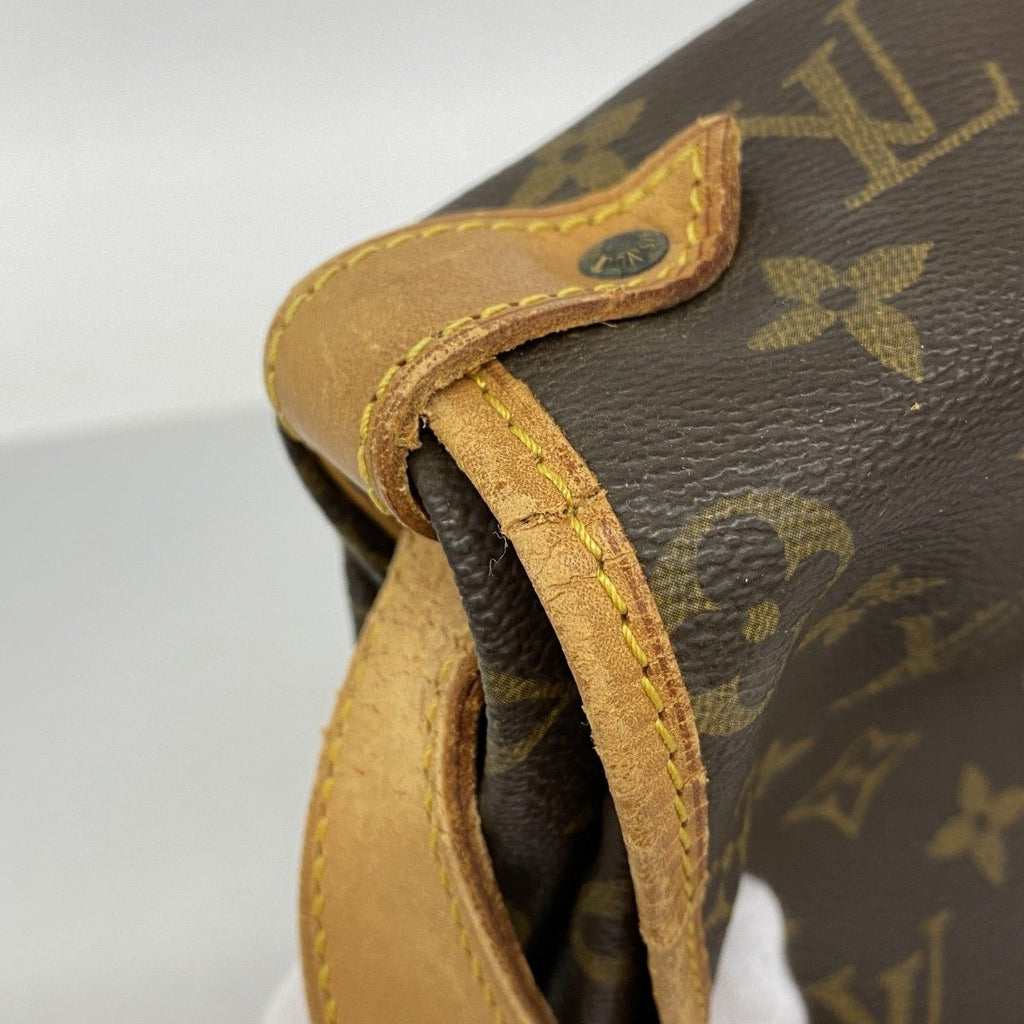 Louis Vuitton Shoulder Bag Monogram Saumur 35 Brown — view 7