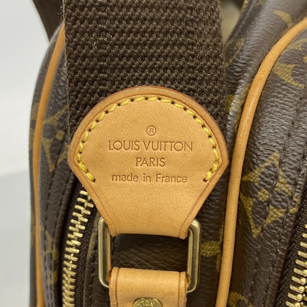 Louis Vuitton Shoulder Bag Monogram Reporter PM Brown — view 5