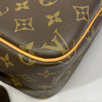 Louis Vuitton Shoulder Bag Monogram Reporter PM Brown — view 7