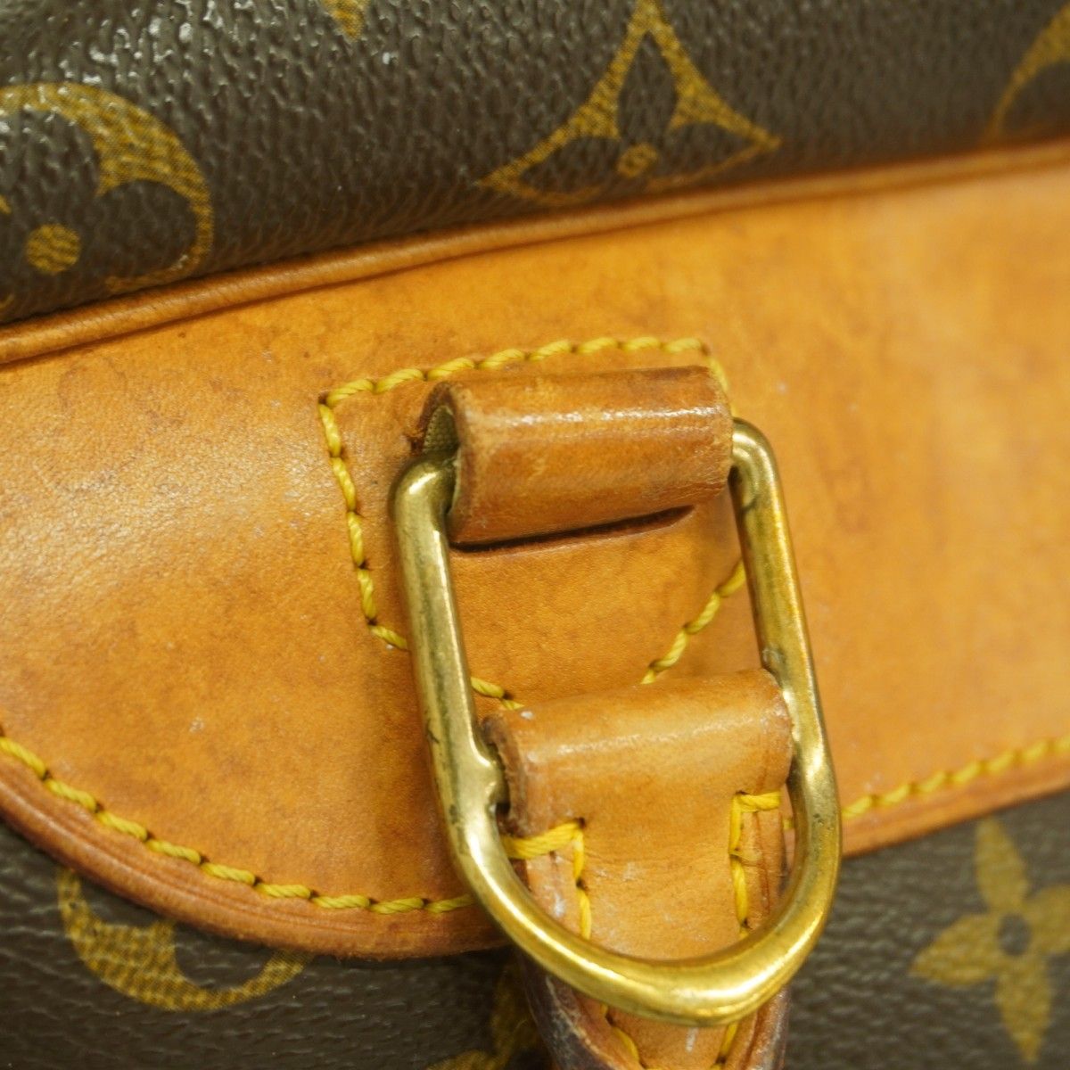 Louis Vuitton Handbag Monogram Deauville Brown — view 6