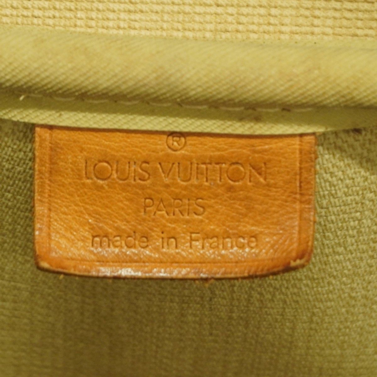 Louis Vuitton Handbag Monogram Deauville Brown — view 5