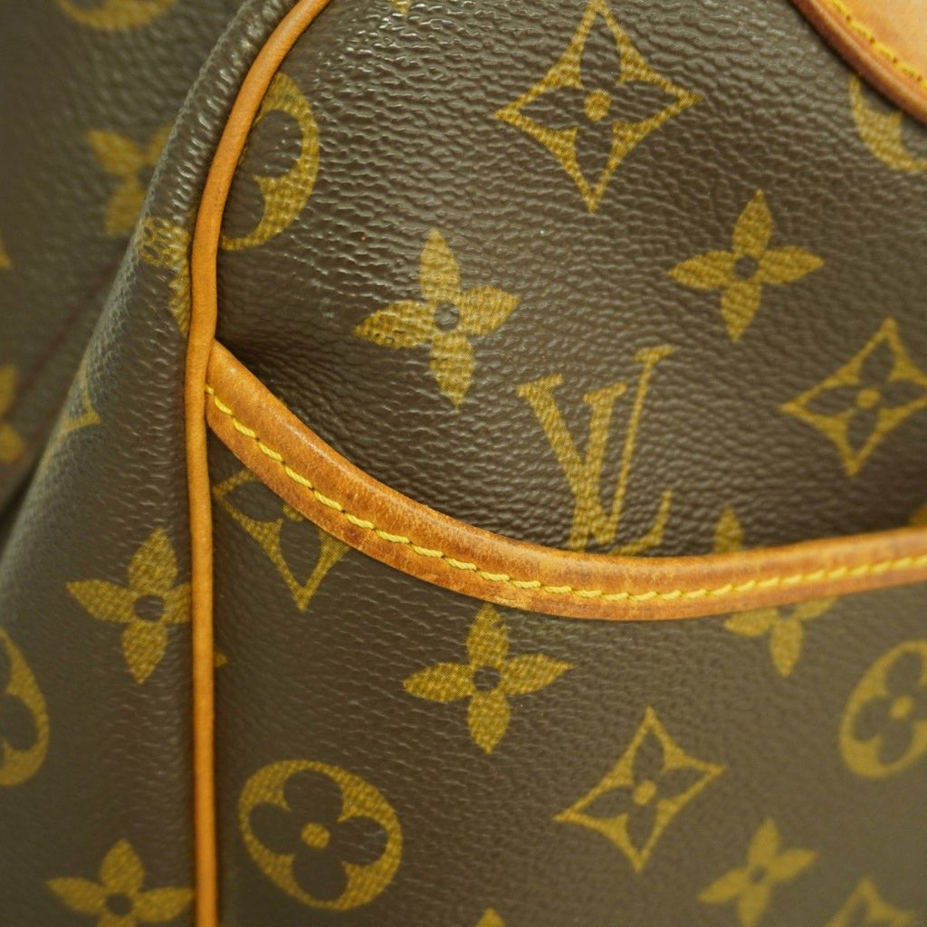 Louis Vuitton Handbag Monogram Deauville Brown — view 8
