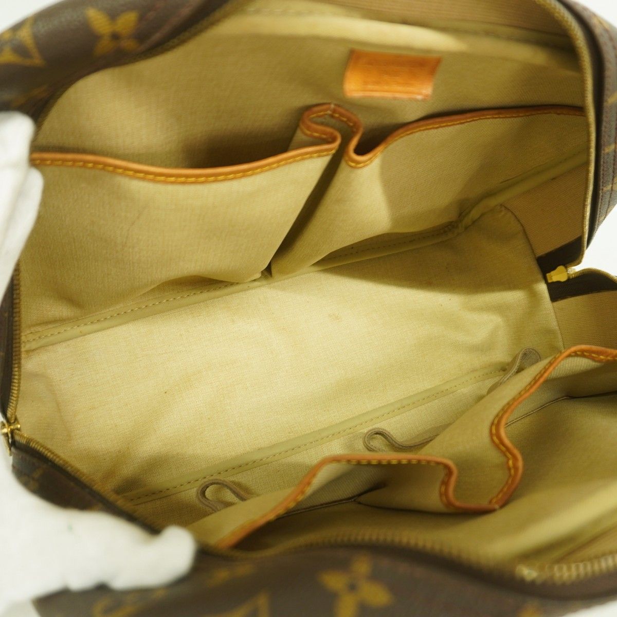 Louis Vuitton Handbag Monogram Deauville Brown — view 4