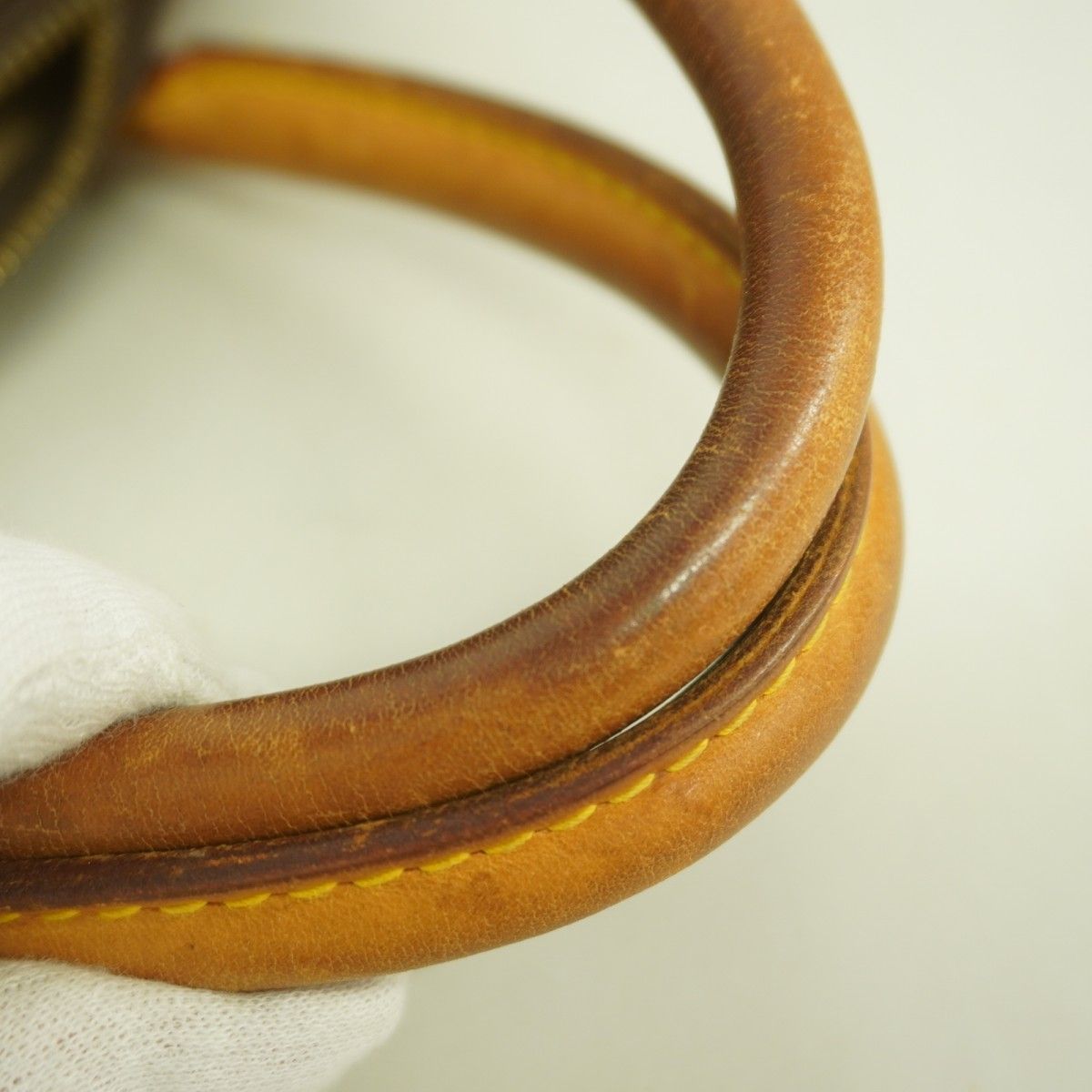 Louis Vuitton Handbag Monogram Deauville Brown — view 9