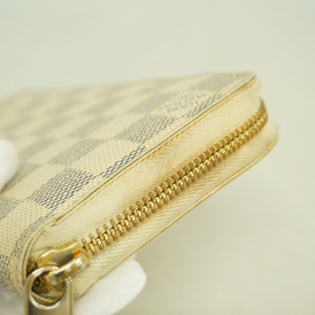 Louis Vuitton Wallet Damier Azur Zippy White — view 7
