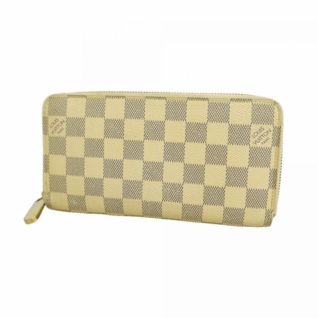 Louis Vuitton Wallet Damier Azur Zippy White