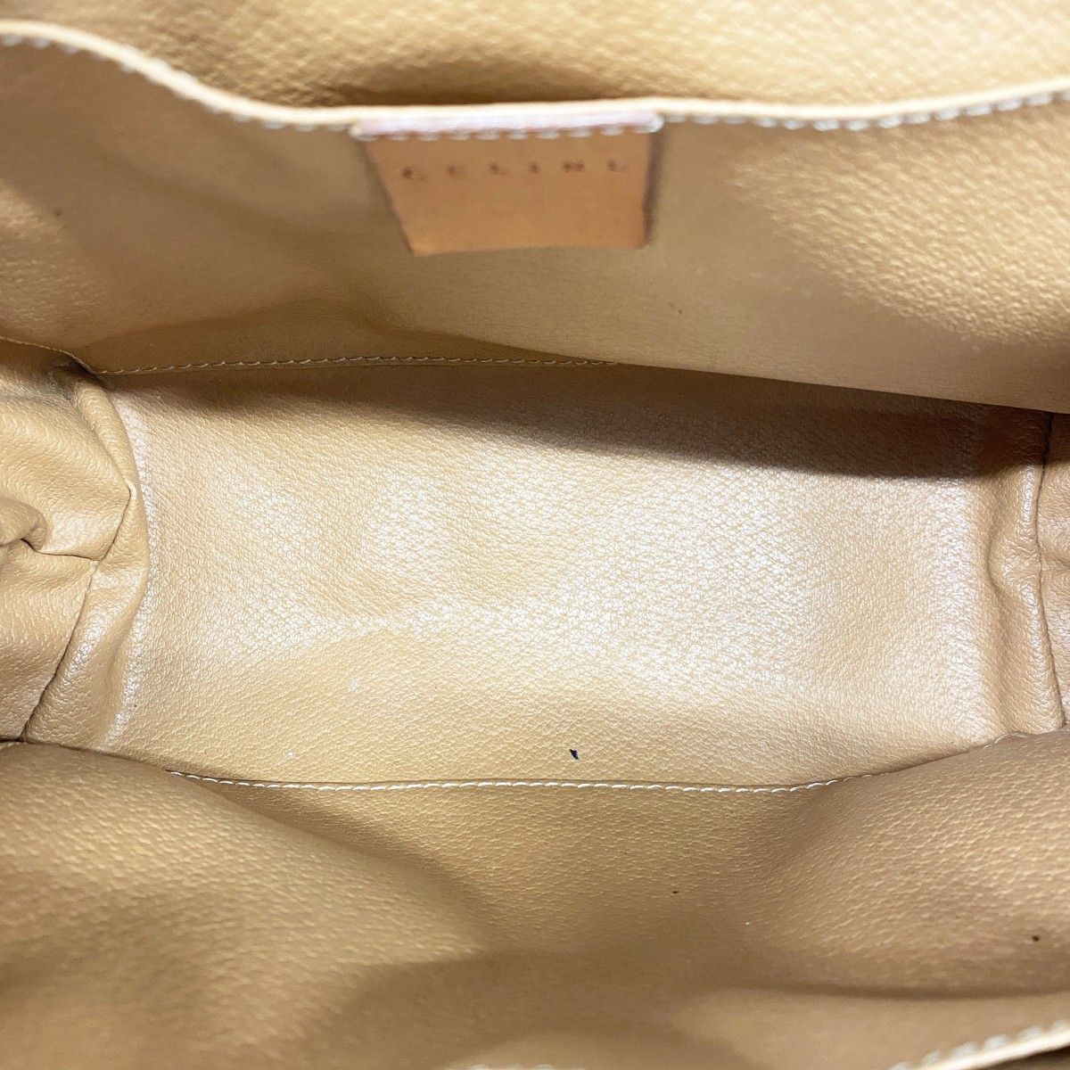 Celine Pouch Macadam Brown Gold — view 4