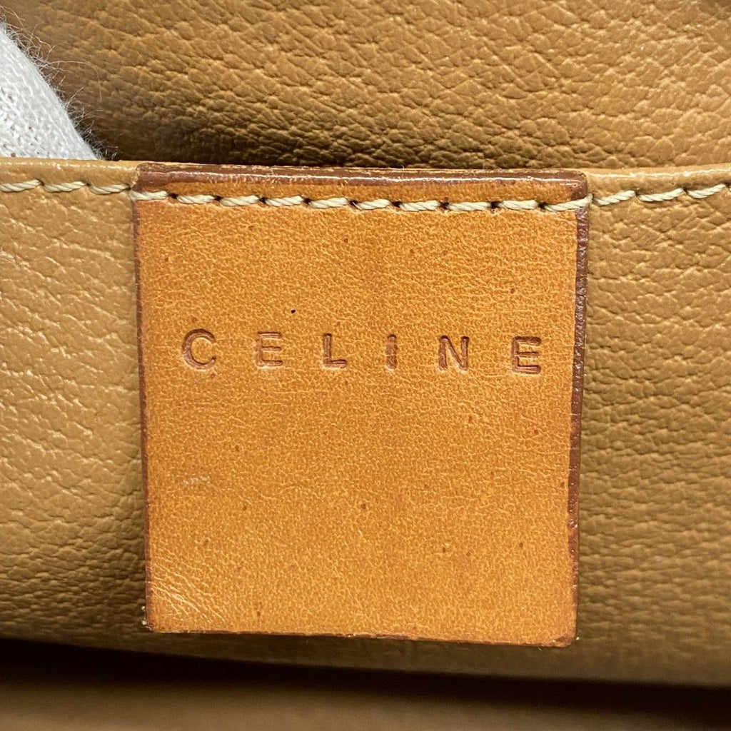 Celine Pouch Macadam Brown Gold — view 5