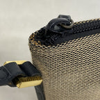 Gucci Handbag Canvas Black Gray Gold — view 7