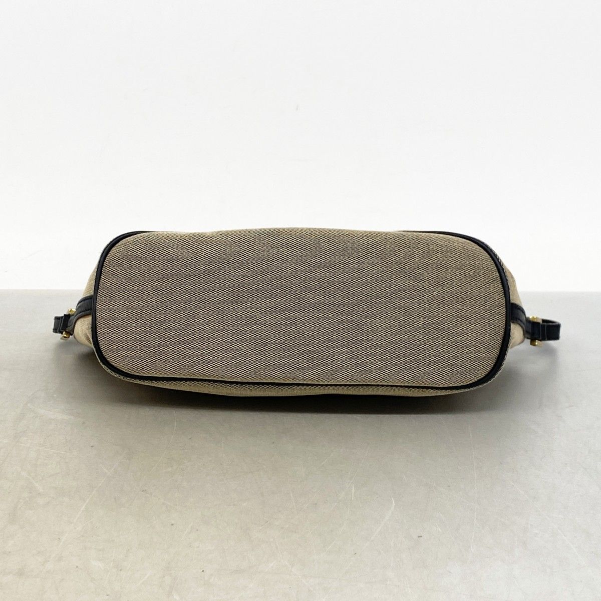 Gucci Handbag Canvas Black Gray Gold — view 3